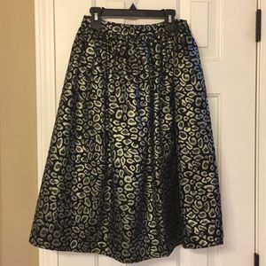 Giana bini animal print skirt